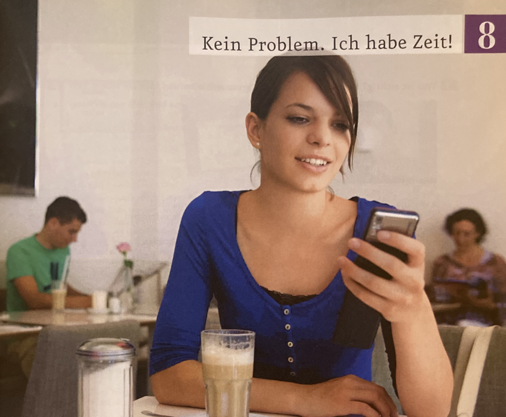 Kein Problem. Ich habe Zeit.