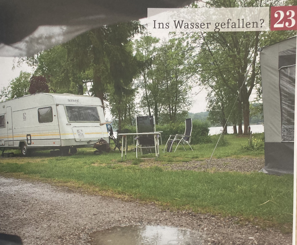 Ins Wasser gefallen?