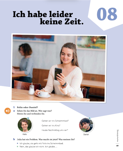 Ich habe leider keine Zeit.