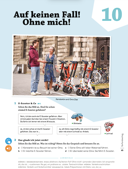 Auf keinen Fall! Ohne mich!